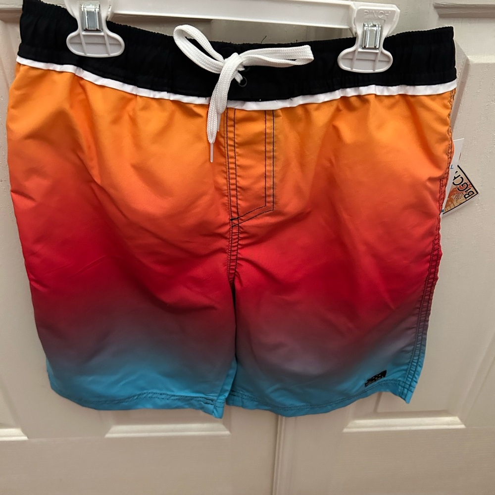 Big Chill Red and Blue Swim Shorts